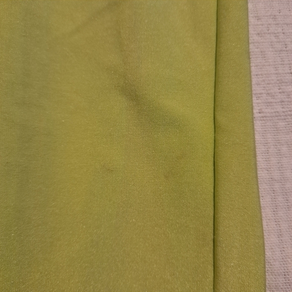 Pretty Little Thing women's lime green size 4 Disco Split Hem Skinny Trouser New - Picture 2 of 7